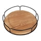 thumbnail image 1 of Bandeja De Madera Bandeja Giratoria Versátil Para Refrigerador De Encimera De Cocina 9 Pulgadas, 1 of 5