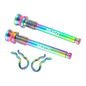 Magideal - Juego De Pastillas De Freno De Bicicleta, Tornillos De Fijación, Componentes Portátiles Ligeros, Repuesto Práctico, Piezas De Repuesto Deportivas Univ Vistoso