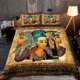 thumbnail image 3 of Ancient Egyptian Gods Bedding Set Duvet Cover Bedding Set with Pillow Cases, 3 of 3