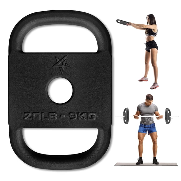 Peso para Rucking Yes4All de Hierro Fundido 20 kg para Entrenamiento de Fuerza