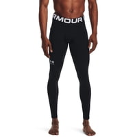 Leggins Under Armour Coldgear Armour Para Hombre, Color Blanco Y Negro