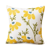 Genérico - Fundas De Cojines Bordadas A Elección 45X45 Diseño 30 Color Blanco