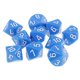 thumbnail image 1 of 10 Uds. Dados De 10 Lados D10 Dados Poliédricos Para Juegos De Mazmorras Y Dragones Azul, 1 of 3