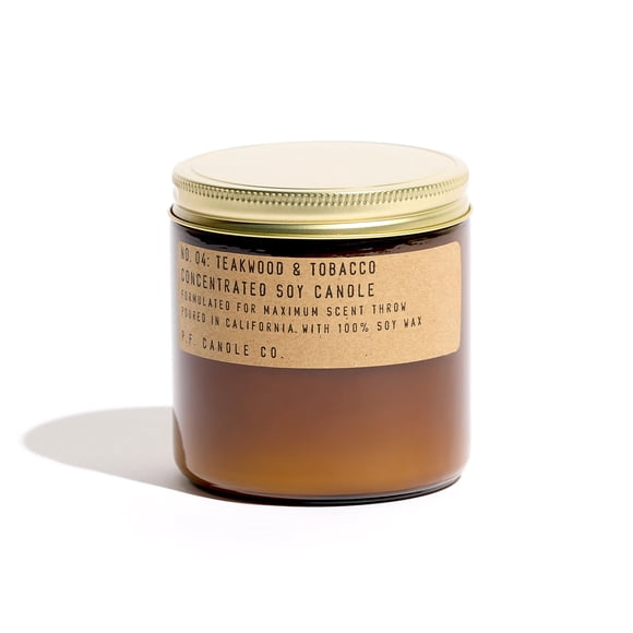 Vela P.F. Candle Co. Teakwood & Tobacco 355 ml