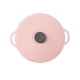 thumbnail image 3 of Tapa De Olla De Silicona Resistente Al Calor Con Asa Para Platos De Almacenamiento De Alimentos Tazas Rosa 15,3 Cm, 3 of 5