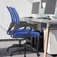 thumbnail image 2 of Silla de oficina BestOffice ergonómica con respaldo medio azul oscuro, 2 of 7