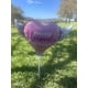 thumbnail image 4 of Globo Happy Heavenly Birthday en forma de corazón con alas, rosa y morado, 4 of 6