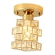 thumbnail image 3 of Luz De Techo De Cristal Moderna Al Ras Para Pasillo Entrada Pasillo, 3 of 5
