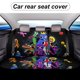 thumbnail image 5 of AMIGOS ARCOÍRIS-theme Car Rear Seat Covers Back Elastic Flexible Car Seat Covers Decorative Fits Most Cars 120x59x76cm, 5 of 6
