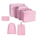 thumbnail image 4 of 7 Bolsas Organizadoras De Viaje De Nailon Impermeables, Bolsas De Almacenamiento De Ropa, Rosa Ligera, 4 of 5