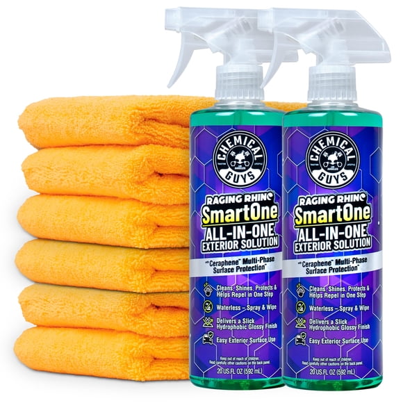 Chemical Guys Raging Rhino Lavado en Seco para Auto 2 x 592 ml
