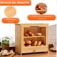 thumbnail image 5 of Panera Grande de Bambú para Encimera de Cocina Contenedor de Pan de 2 Niveles, 5 of 5