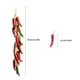 thumbnail image 2 of Guirnalda de Chiles Artificiales VIOCIWUO 55 cm Rojo y Verde (2 unidades), 2 of 7