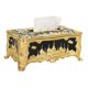 thumbnail image 3 of Magnífico Dispensador De Caja De Almacenamiento Con Soporte Para Cajas De Pa?uelos Para La Decoración De La Habitación Del Automóvil, Oro Negro, 3 of 5