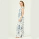 thumbnail image 2 of Pijama de Mujer Dame Pantalon Largo Azul, 2 of 4