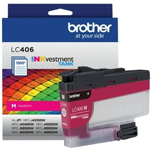 Cartucho De Tinta Brother Lc406M Magenta Original De Rendimiento Estándar
