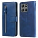 thumbnail image 4 of Funda con Cremallera para Motorola Moto G15 Power, Carcasa Cartera de Cuero PU con Soporte y Tarjetero, 4 of 5