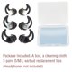 thumbnail image 3 of Puntas de silicona WKYMY para auriculares intrauditivos Bose QC20/i SoundSport (S/M/L), 3 of 7