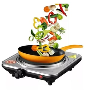 Cocinilla Encimera Portátil Eléctrica 1 Plato Sokany Plateado