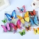 thumbnail image 3 of Decoración de pared de mariposas, 24 unidades, pegatinas 3D de mariposas para decoración de fiestas con imanes (coloridas, 24), 3 of 6