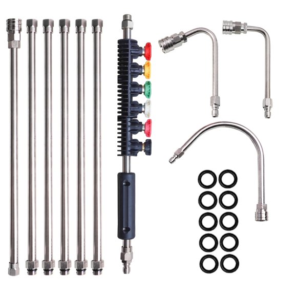 Varillas de Extensión para Hidrolavadora Xiny Tool Paquete de 10 4000 PSI