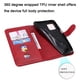 thumbnail image 5 of Funda con Cremallera para OPPO A52/A72/A92, Carcasa Cartera de Cuero PU con Soporte y Tarjetero, 5 of 6