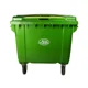 thumbnail image 3 of Contenedor Industrial 4 Ruedas 660L Verde, 3 of 3