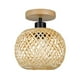 thumbnail image 4 of Lámpara Colgante Sin Bombilla Salón Estilo Rústico E27 Sobremesa Bambú, 4 of 4