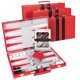 thumbnail image 5 of Set de backgammon Crazy Games Classic con funda de piel de 38 cm, 5 of 6