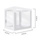 thumbnail image 2 of Cajas de decoración para baby shower, QPEY, transparentes, 4 unidades, 2 of 5