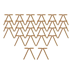 Magideal - 24 Piezas De Lazos De Cinta Navideña, Conjunto De Adornos Navideños De Terciopelo, Fiesta Diy, Lazos De Cinta Navideños Clásicos, Decoración De Árbol Marrón