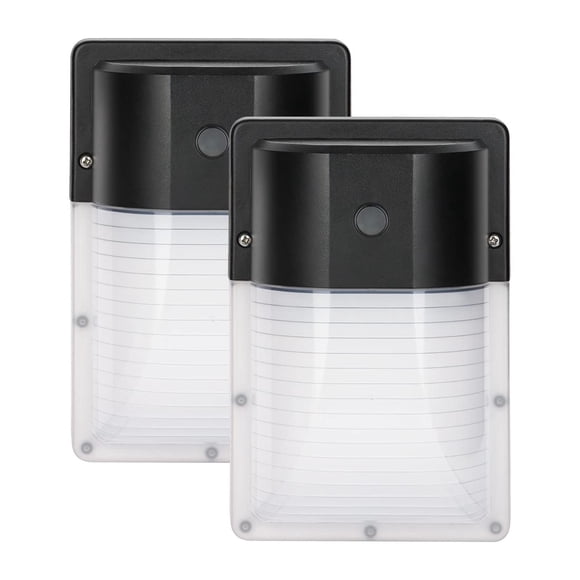 Luminaria LED para pared Kadision 13W 5000K con fotocélula, IP65, paquete de 2