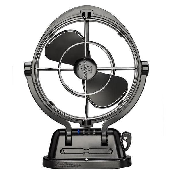 Ventilador SEEKR Sirocco II de 12 V/24 V DC con detección automática para barcos y caravanas