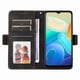 thumbnail image 2 of Carcasa FOXDOCK Vivo Y16 4G de cuero PU, diseño acolchado clásico, protección contra caídas y rayones, 2 of 5