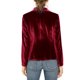 thumbnail image 3 of INSPIRE CHIC Blazer de Terciopelo para Mujer Color Sólido Cuello de Chal Una Botón Traje de Trabajo M Vino Rojo, 3 of 7