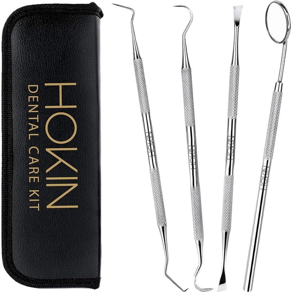 Herramientas Dentales HOKIN 4 pcs Acero Inoxidable Limpieza