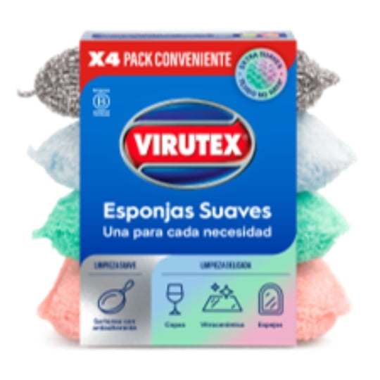 Esponjas Suaves Spunita 4 Un Virutex