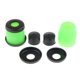 thumbnail image 1 of Kit De Reconstrucción De Patineta Bujes Arandelas Copas Pivotantes Para 2 Camiones 5 Pulgadas Verde, 1 of 5