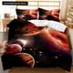 thumbnail image 1 of v1056 Bed Sheets Universe Duvet Cover Set Outer Space Bedding Set Galaxy Twin Polyester Qulit Cover Solar System Planets Universe Queen King Size 3-Piece Bedding Set (1 Duvet Cover + 2 Pillow Shams) B, 1 of 5