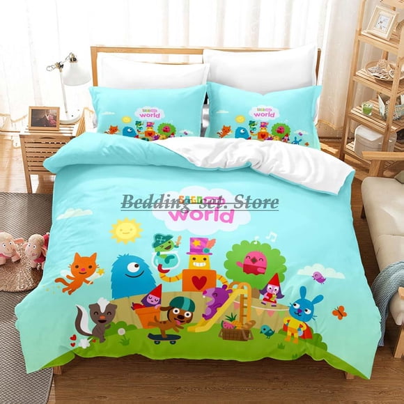 Mini World Bedding Set Bed Set Aldult Kid Bedroom Duvetcover Sets Bed Sheet Set