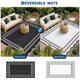 thumbnail image 5 of Alfombra Garvee impermeable de 152 cm plegable para exteriores negro/blanco, 5 of 9