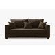 thumbnail image 2 of Sofa Aurelia 3 Cuerpos Tela Chocolate, 2 of 3