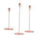 thumbnail image 2 of Portavelas Home Decor Juego De 3 Candelabros Decorativos Oro Rosa, 2 of 3