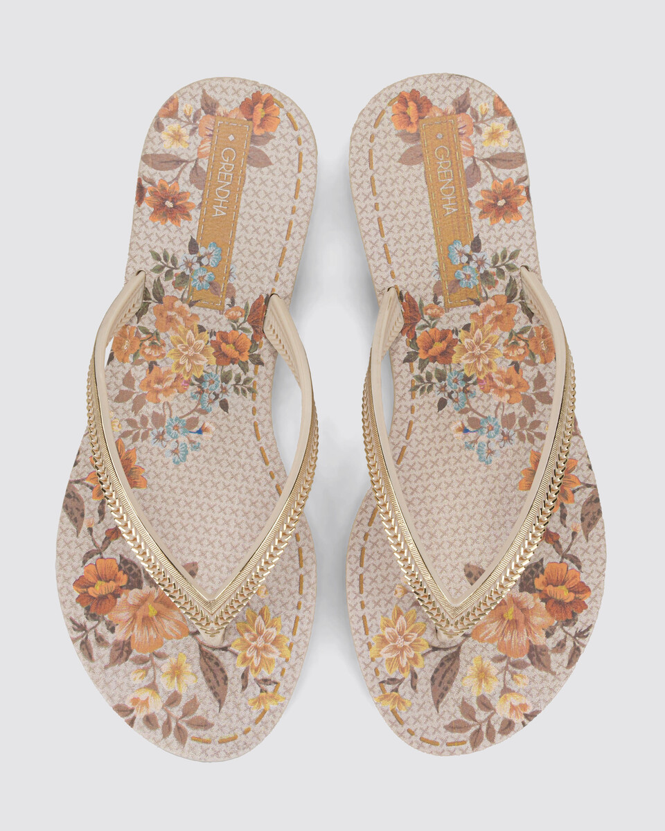 Sandalia Mujer Beige Acai Energy Grendha