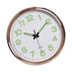 thumbnail image 4 of Reloj De Pared Luminoso Luces Nocturnas Silenciosas Relojes De Cuarzo Sin Tictac Blanco, 4 of 5