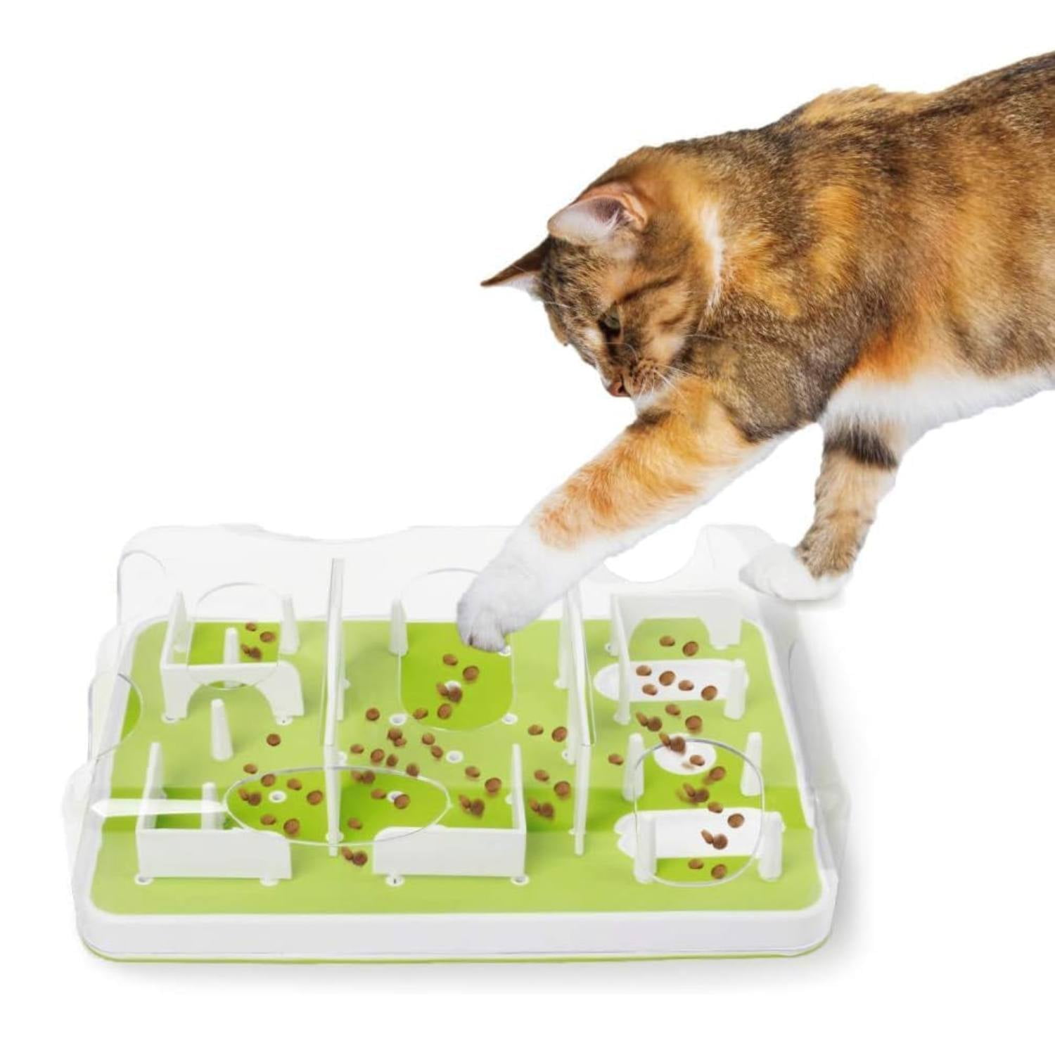 Afp - Alimentador Lento Antiestrés Juego Interactivo Mental Gatos