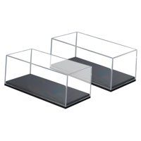 Bothyi - 2 Vitrinas Para Maquetas De Coches A Escala 1/64. Espacio Para Figuras, Vehículos Y Objetos De Colección.