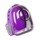 thumbnail image 1 of Mochila Para Mascotas Bolsa De Viaje Transparente Para Uso Al Aire Libre Viajes Camping Púrpura, 1 of 5