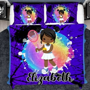 Milsleep - Ropa De Cama De Tenis Personalizada Para Niños Pequeños