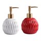 thumbnail image 5 of Dispensador De Jabon De Ceramica Reutilizable Para Ducha Color Blanco Rojo 2 Piezas, 5 of 5